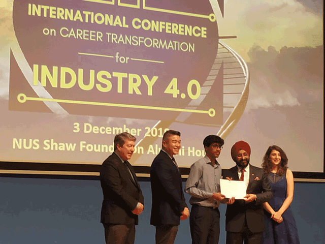 International Conference on Career Transformation for Industry 4.0 at National University of Singapore.