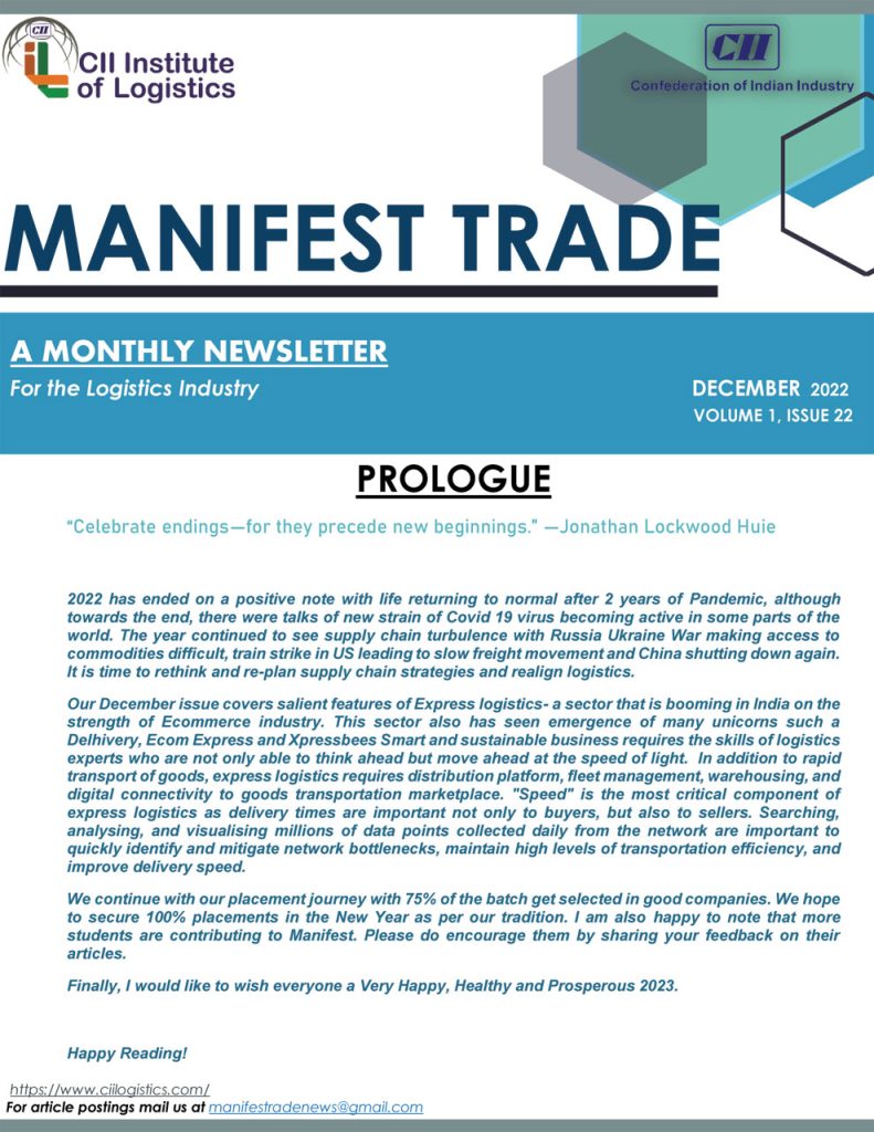Manifest Trade December 2022